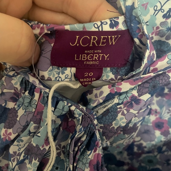 J. Crew Blue Floral Dress - Picture 4 of 4
